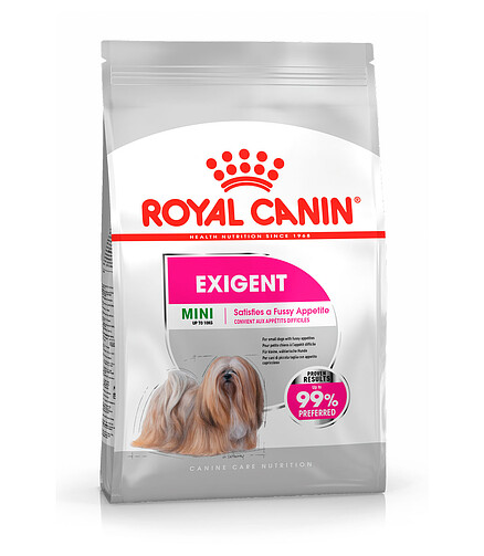 Корм для собак Royal Canin Mini Exigent Care (1кг) 438x503 в Материке