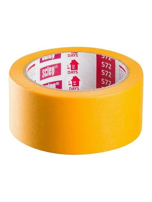 Лента малярная SCLEY супертонкая, желтая,572, 38мм*33м 495x660 Лента малярная SCLEY супертонкая, желтая,572, 38мм*33м 495x660 в Материке