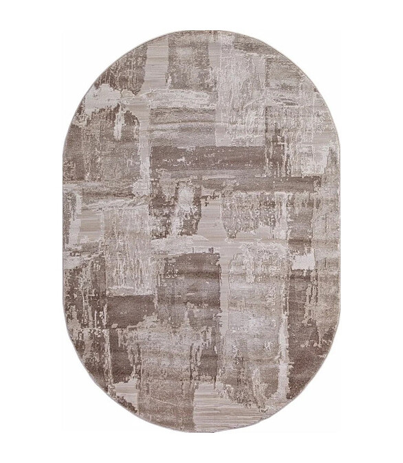 Ковер ARMINA 03710A Brown/Brown 80*150, овал 586x674 Ковер ARMINA 03710A Brown/Brown 80*150, овал 586x674 в Материке