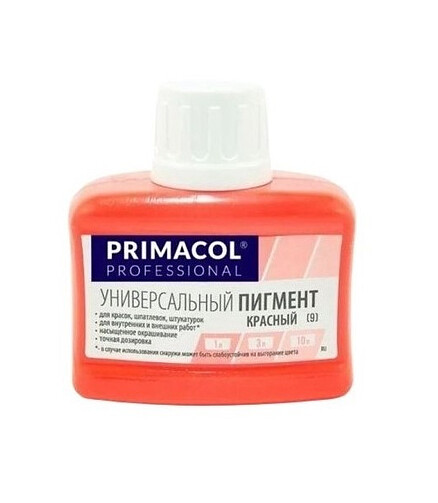 Краситель Primacol 09 Красный, 80мл 438x503 в Материке