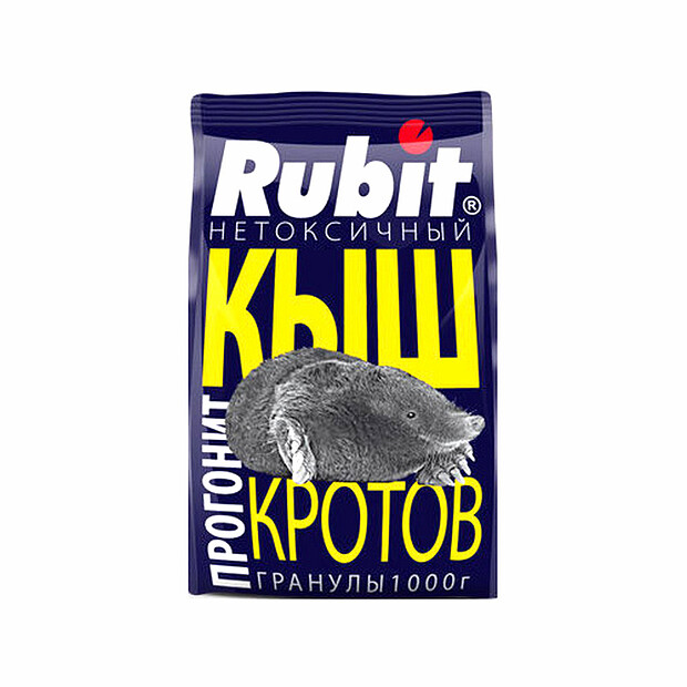 Средство для отпугивания кротов Rubit КЫШ, репелент (1000г)