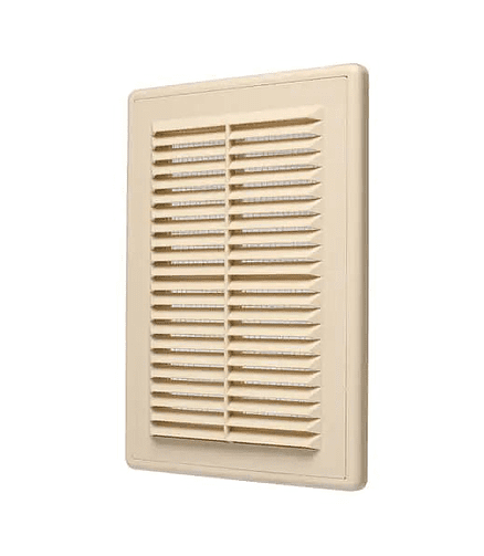 Решетка вент. STORM IV-1521 150х210мм сл.кость 438x503 в Материке