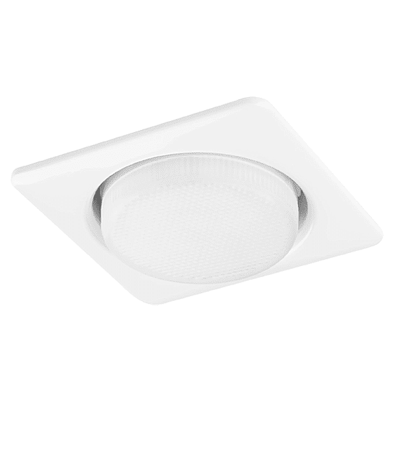 Светильник встраив. потолочный TENSIO Q SQUARE бел. GX53 586x674 в Материке