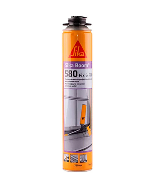Пена монтажная Sika Boom 580 Fix & Fill профессиональная, 750мл 495x660 Пена монтажная Sika Boom 580 Fix & Fill профессиональная, 750мл 495x660 в Материке