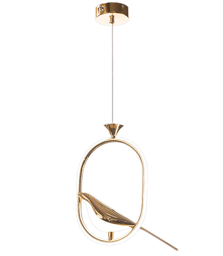 Светильник потолочный PP57/1C 18W зол. 438x503 в Материке