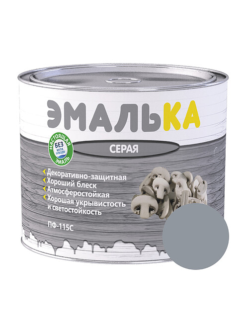 Эмаль ПФ-115С ЭМАЛЬКА серая, 1,9кг 495x660 Эмаль ПФ-115С ЭМАЛЬКА серая, 1,9кг 495x660 в Материке