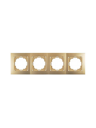 Рамка TOURAN/THOR 24150094 4мест. золото 238x286 в Материке