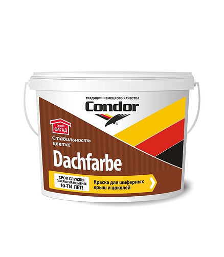 Краска Condor Dachfarbe D06, 6,5кг 438x503 в Материке