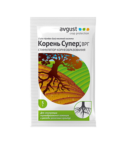 Корень Супер AVGUST стимулятор корнеобразования (10г) 438x503 в Материке