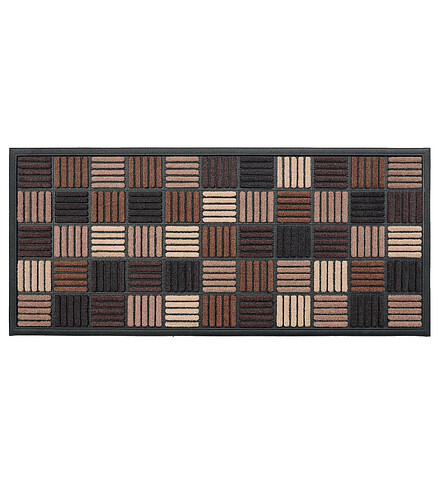 Коврик придверный PARQUET brown 45*100 438x503 в Материке