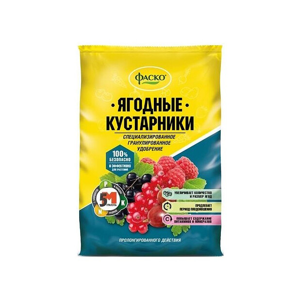 Удобрение Ягодные Кустарники минеральное тукосмесь 5М (1кг), ФАСКО