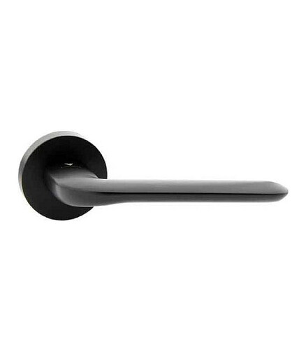 Ручка дверная LOCKIT НОВАРА на кругл.розетке А1861Е49 MB (уп=2шт) 438x503 в Материке