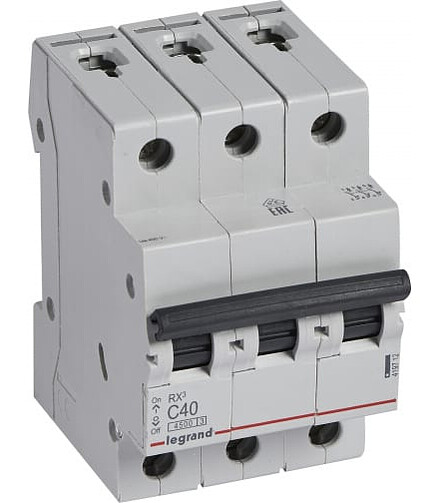 Выключатель автоматический LEGRAND RX3 3П 40A 438x503 в Материке - Вариант 2