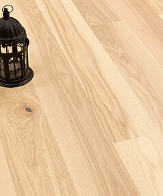 Паркет FOCUS FLOOR_KARELIA ЯСЕНЬ PRESTIGE SIMOOM WHITE OILED 1-Strip*V 238x286 в Материке