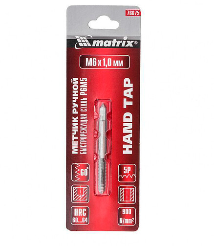 Метчик MATRIX M5х0.8мм 438x503 в Материке - Вариант 2