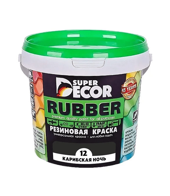 Краска резиновая SUPER DECOR №12 Карибская ночь, 1кг 586x674 Краска резиновая SUPER DECOR №12 Карибская ночь, 1кг 586x674 в Материке
