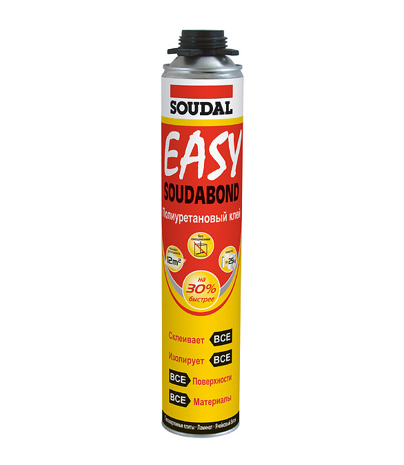 Клей-пена SOUDAL Soudabond Easy полиуретановый, 750мл 586x674 Клей-пена SOUDAL Soudabond Easy полиуретановый, 750мл 586x674 в Материке