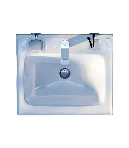 Умывальник X-JOY M85AWCC0552WG64 55см с/о мебельный 438x503 в Материке