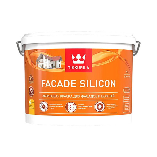 Краска Facade Silicon фасадная C гл/мат 9л