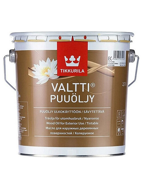 Масло Tikkurila VALTTI для дерева, 2,7л 495x660 Масло Tikkurila VALTTI для дерева, 2,7л 495x660 в Материке
