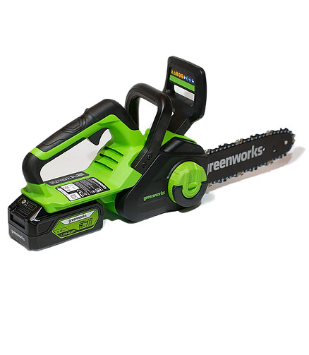 Пила цепная без аккум. GREENWORKS GD40CS18 40В 40см 438x503 в Материке - Вариант 2