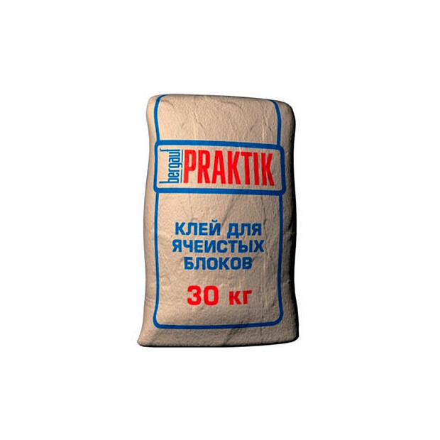 Клей для блоков Praktik 30кг 620x620 в Материке