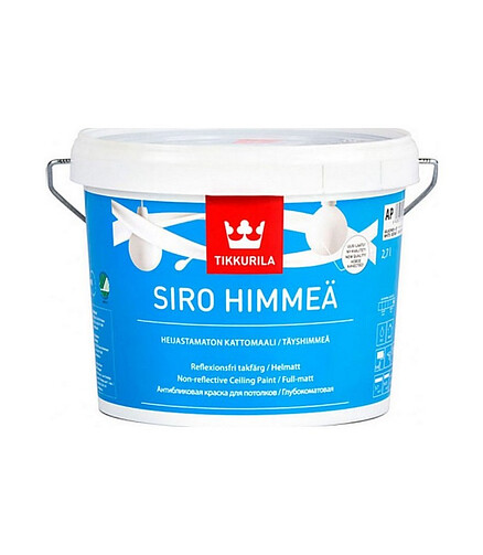 Краска Tikkurila Siro Himmea Мат AP, 2,7л 438x503 в Материке