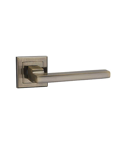 Ручка дверная LOCKIT САЛЕРНО AL (AB), стар.бронза (уп=2шт) 438x503 в Материке