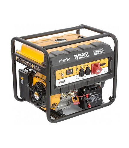 Генератор DENZEL PS 80E-3 6,6кВт 400В 438x503 в Материке