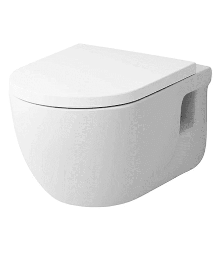 Унитаз LIKE C801701SC безободковый подвесной с сиденьем Duroplast Soft-Close 438x503 в Материке