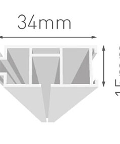 Карниз потол. TOP SYSTEM-SET B 1р 150см