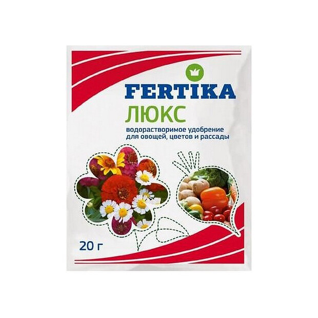 Удобрение FERTIKA (Кемира) минеральное "ЛЮКС КРИСТАЛЛИЧЕСКИЙ" (20г)