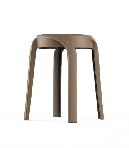Табурет ECLER (29x29x45) пластик капучино PP0006C4 438x503 в Материке - Вариант 3
