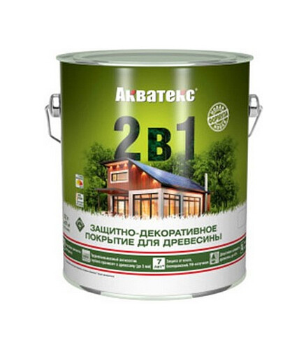 Антисептик АКВАТЕКС 2в1 венге, 2,7л 438x503 в Материке