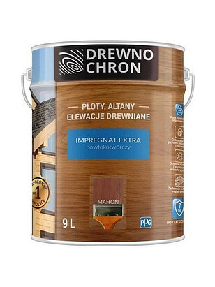 Пропитка DREWNOCHRON IMPREGNAT EXTRA махагон 9л 238x286 в Материке
