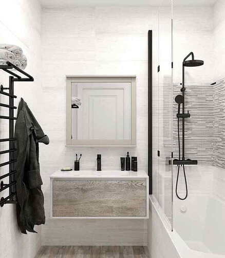 Плитка Beryoza Ceramica BERESTA 30х60см 1,62м2 цвет декор grey 438x503 в Материке