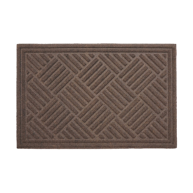 Коврик придверный ECO RIB brown 40*60 620x620 в Материке