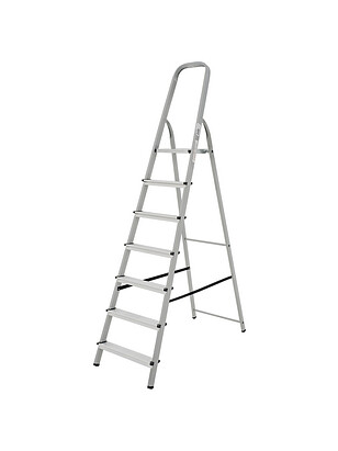 Лестница-стремянка сталь. НОВАЯ ВЫСОТА с алюм. 7-ступ._NV113 238x286 в Материке