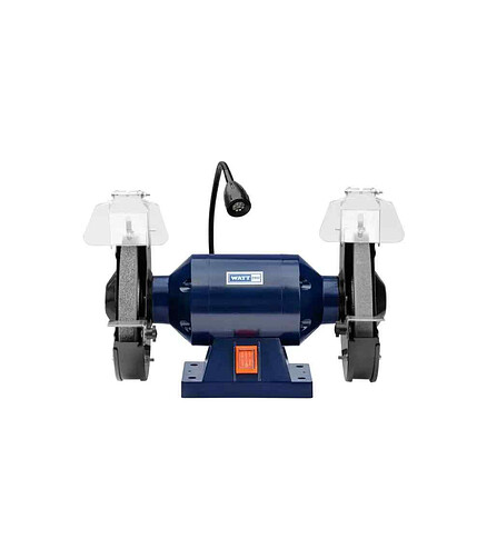 Станок точильный WATT DSC-150L с подсветкой 438x503 в Материке