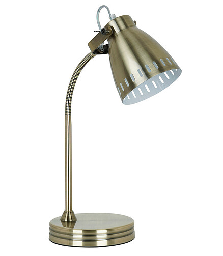 Светильник настольный Camelion New York KD-428 C59 40W/E27 cтаринная медь 438x503 в Материке