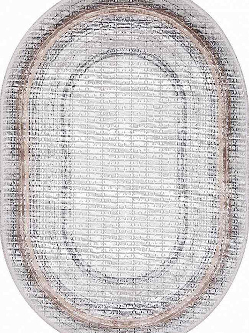 Ковер MODA 1382 Acik Gri 194*290, овал 495x660 Ковер MODA 1382 Acik Gri 194*290, овал 495x660 в Материке