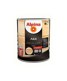 Лак Alpina алкидн.для деревянных полов глянцевый 0,75л