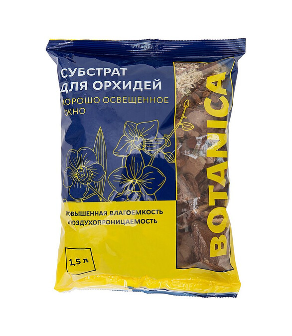 Субстрат для орхидей Botanica Хорошо освещенное окно (1,5л) 586x674 Субстрат для орхидей Botanica Хорошо освещенное окно (1,5л) 586x674 в Материке