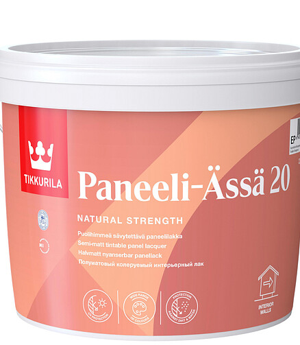 Лак Tikkurila Paneeli-Assa полуматовый, 2,7л 438x503 в Материке