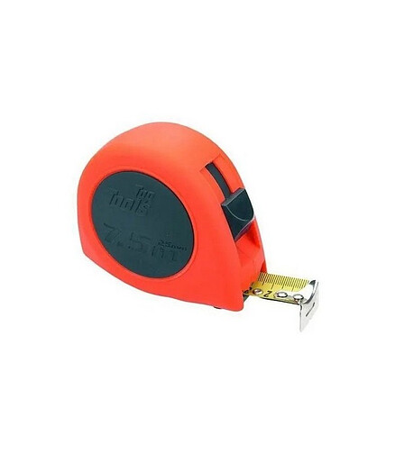 Рулетка TOP TOOLS 27C318 7,5мх25мм 438x503 в Материке