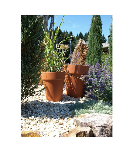 Горшок NATUR XL (17x20см) терракота кирпичный T-143-001-17 438x503 в Материке - Вариант 2