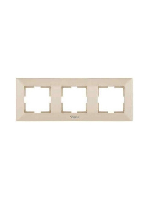 Рамка Panasonic ARKEDIA 3мест. крем 495x660 Рамка Panasonic ARKEDIA 3мест. крем 495x660 в Материке