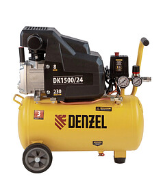 Компрессор DENZEL Х-PRO DK1500/24 1.5кВт 24л 230л/мин 238x286 в Материке