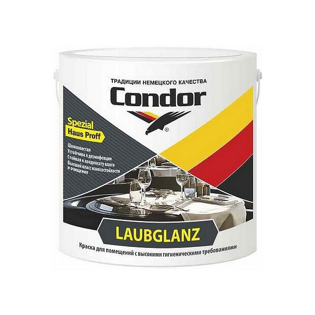 Краска Condor Laubglanz шелк/матовая, 6кг 620x620 в Материке