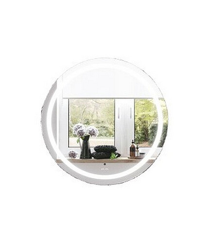 Зеркало X-JOY M85AMOX0651WG D650мм: LED-подсветка, сенсорный выключатель 438x503 в Материке